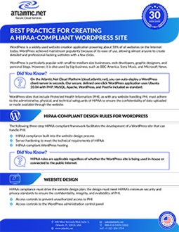 HIPAA WordPress Guide Whitepaper