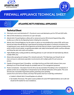 Firewall Appliance Brochure