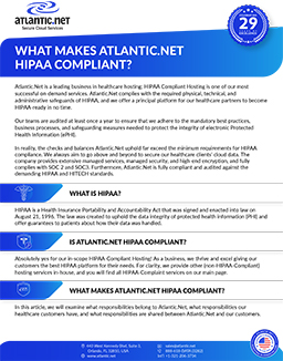 Wha -Makes Atlantic.Net HIPAA Compliant Brochure