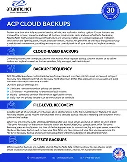 ACP Cloud Backups Brochure