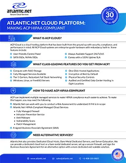 ACP HIPAA Compliant Baseline Brochure