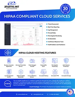 HIPAA Cloud Services Brochure