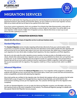 Migration Services Brochure