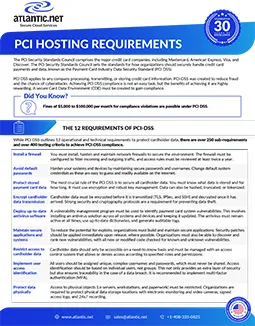 PCI Hosting Requirements Brochure