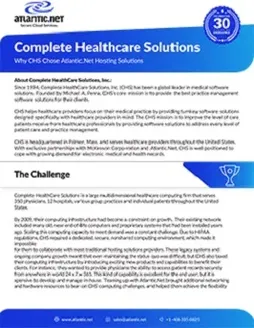 HIPAA Compliant Hosting Atlantic.Net Case Study