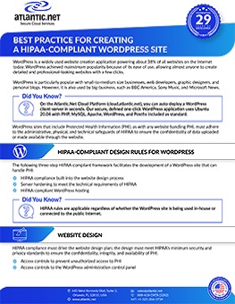 HIPAA WordPress Guide Whitepaper