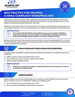 HIPAA WordPress Guide Whitepaper