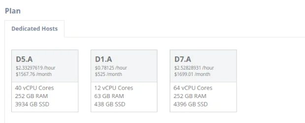 cPanel Dedicated Server Plans