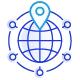 Multiple Data Center Locations Icon