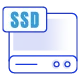 NVME SSD Storage Icon