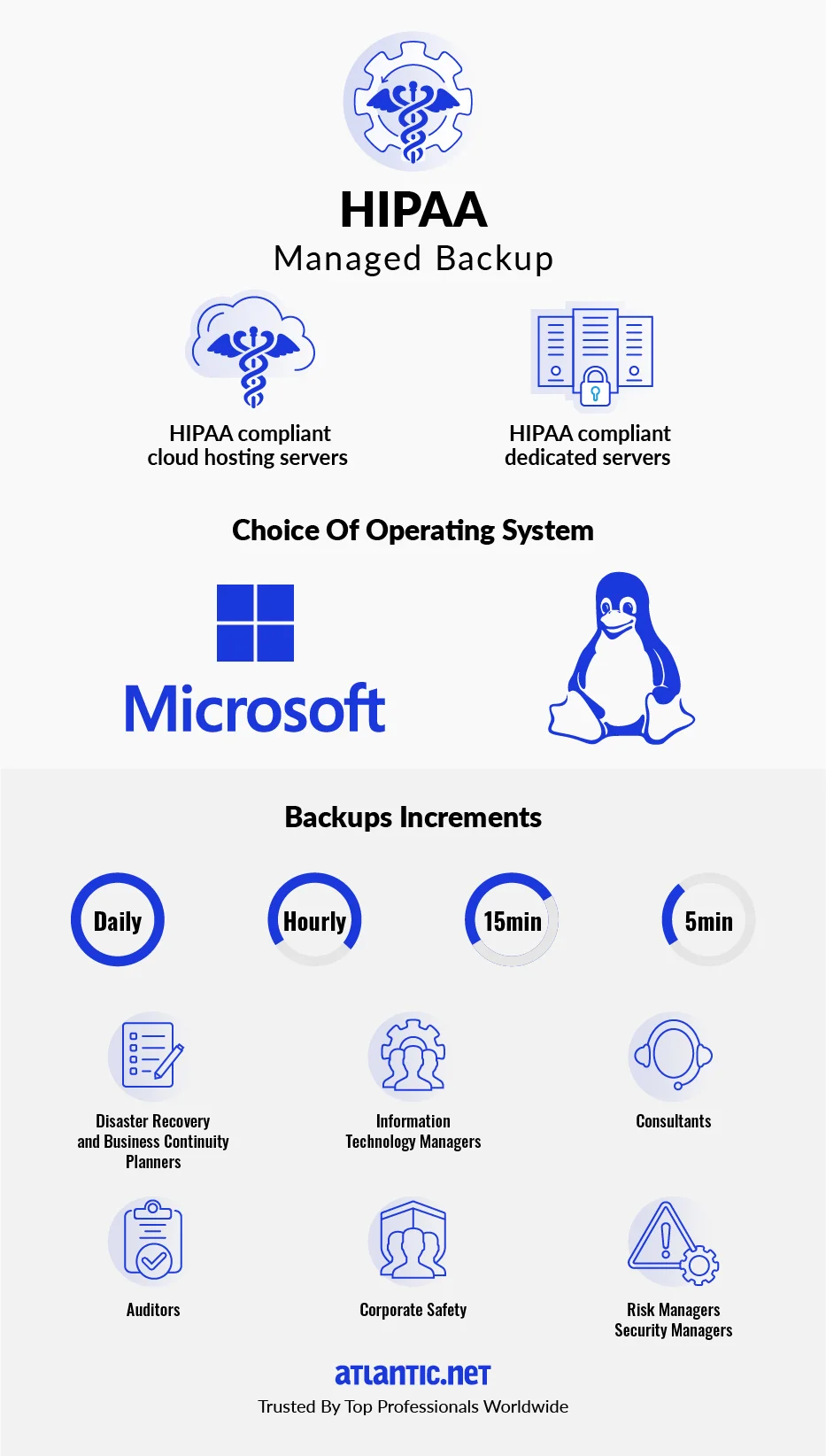 Disaster recovery infographic