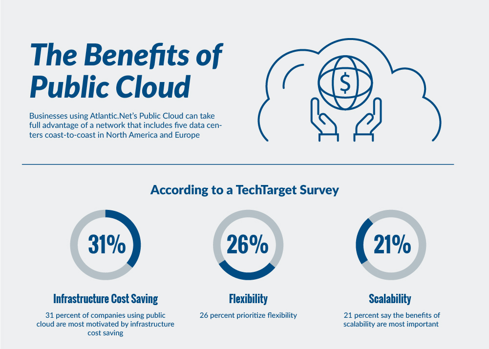 Benefits of Public Cloud Hosting Info Graphic