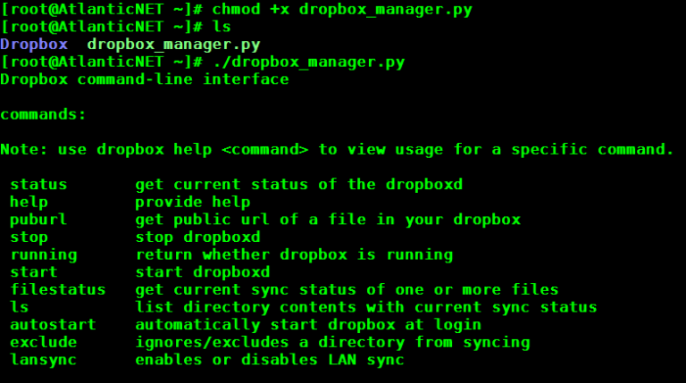 dropbox downloader command line
