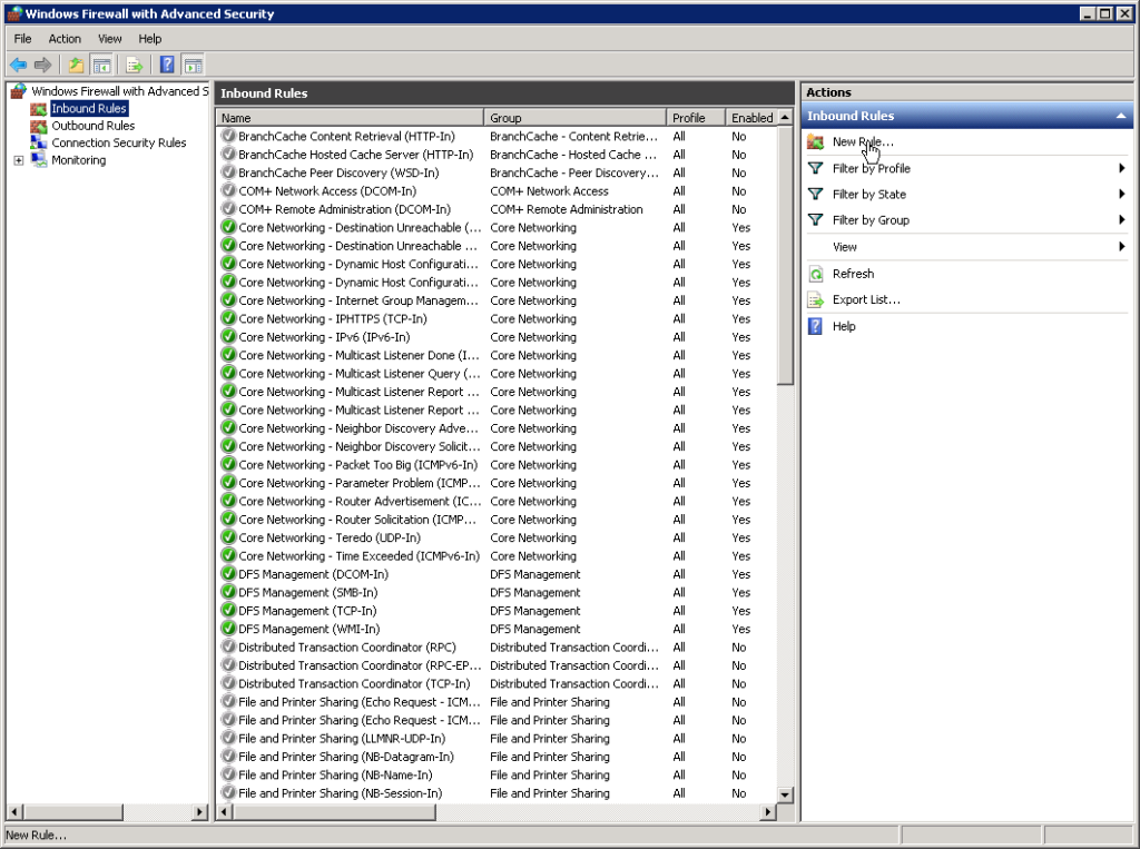 Настройка ftp server windows server 2008 r2