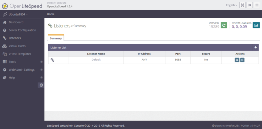 litespeed web server directory browsing