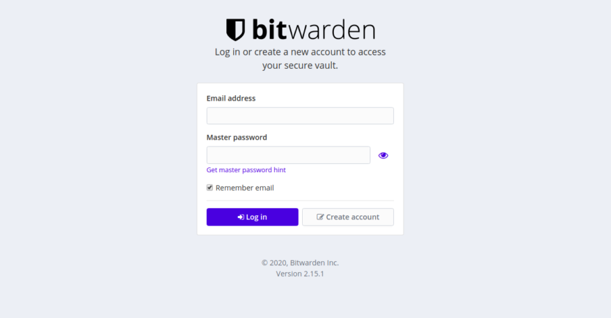 bitwarden docker install